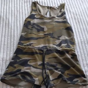 Camo romper/jumpsuit